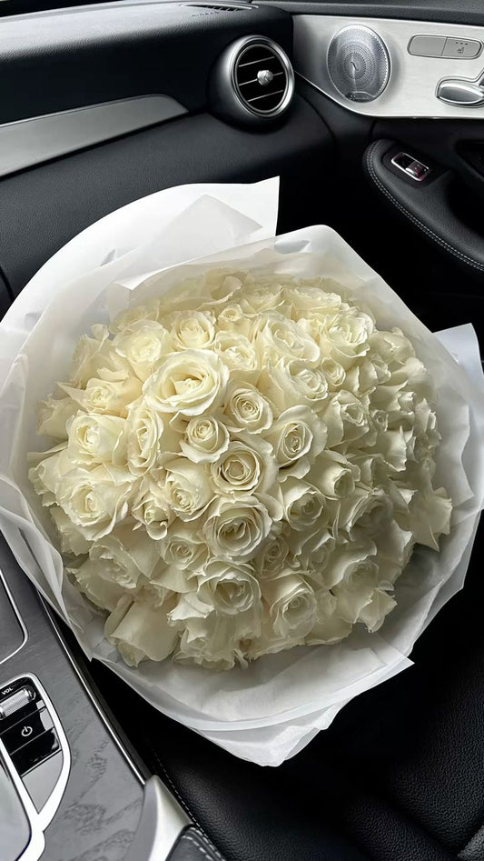 White Rose Bouquet